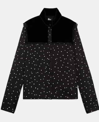 The Kooples F BLACK printed shirt