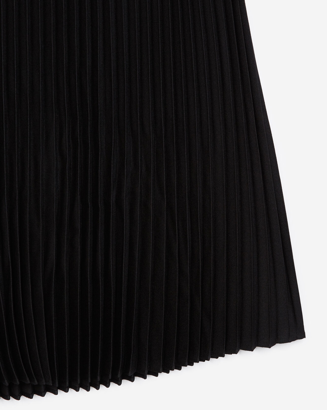 The Kooples WOMEN BLACK long black pleated dress