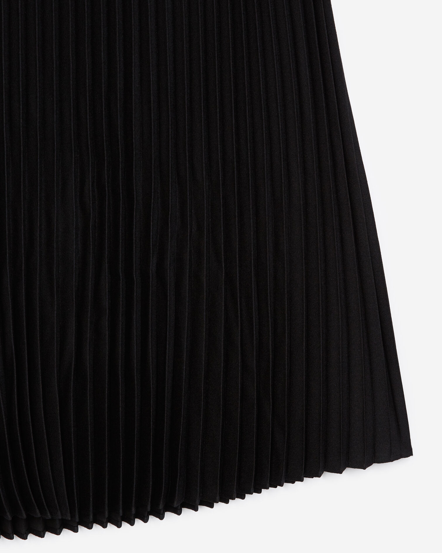 Long black pleated dress, BLACK, hi-res image number null