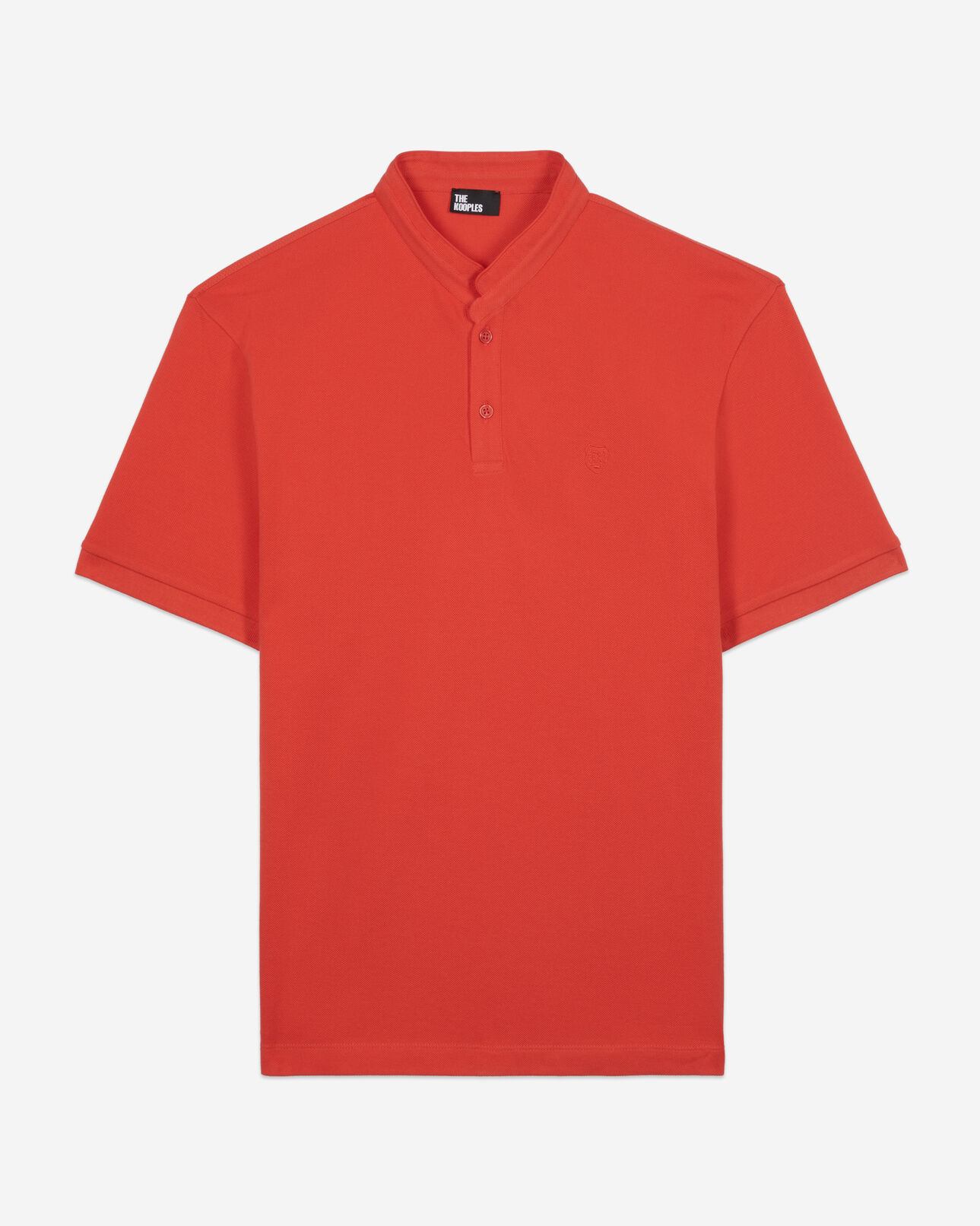 The Kooples HOMME RED polo en coton piqué rouge