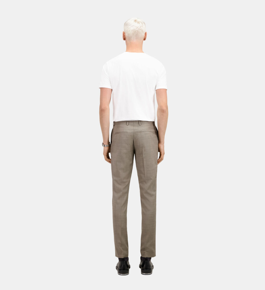 Pantalon costume beige deals