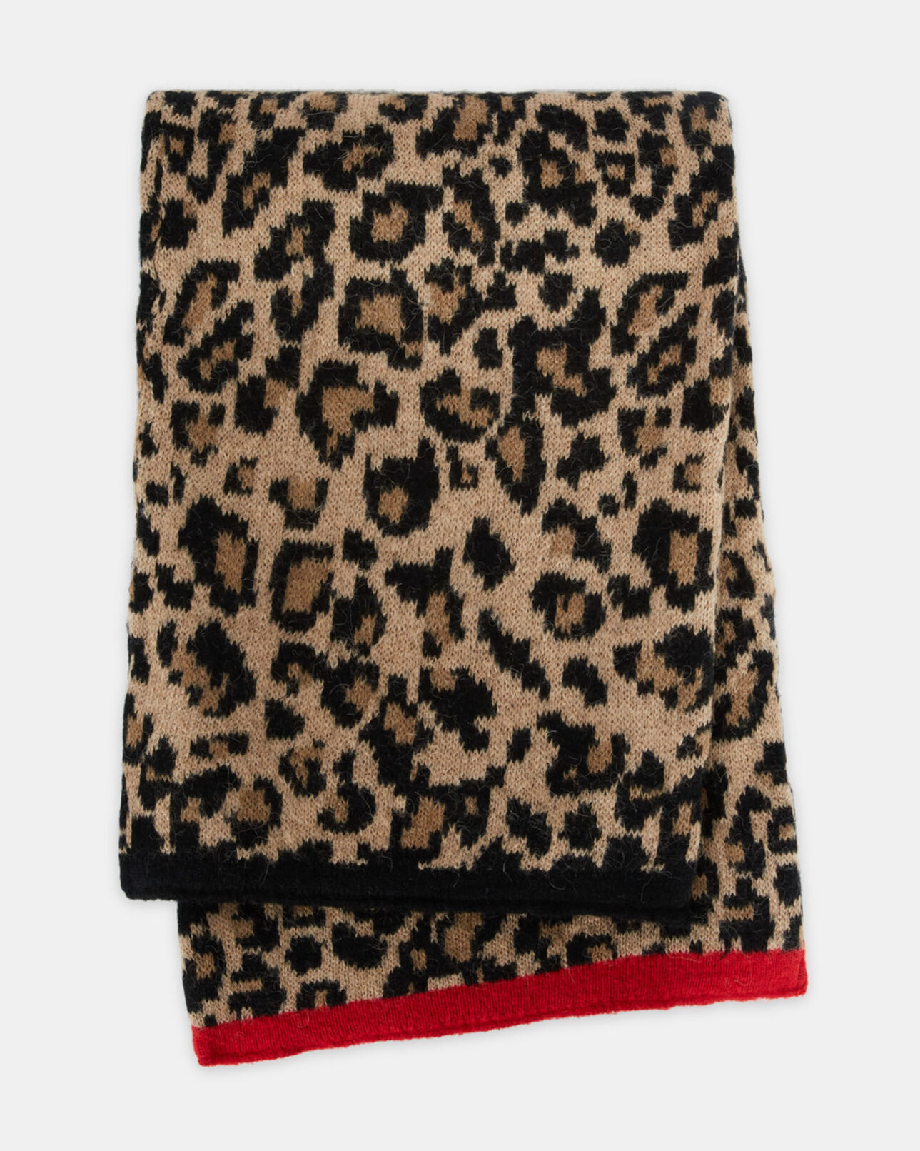 The Kooples MIXTE LEOPARD écharpe en laine léopard