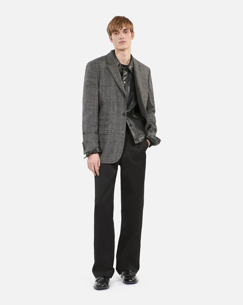 The Kooples MEN BROWN / BLACK prince of wales wool blazer