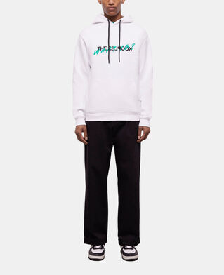 The Kooples HERREN WHITE weißes sweatshirt mit „what is“-schriftzug