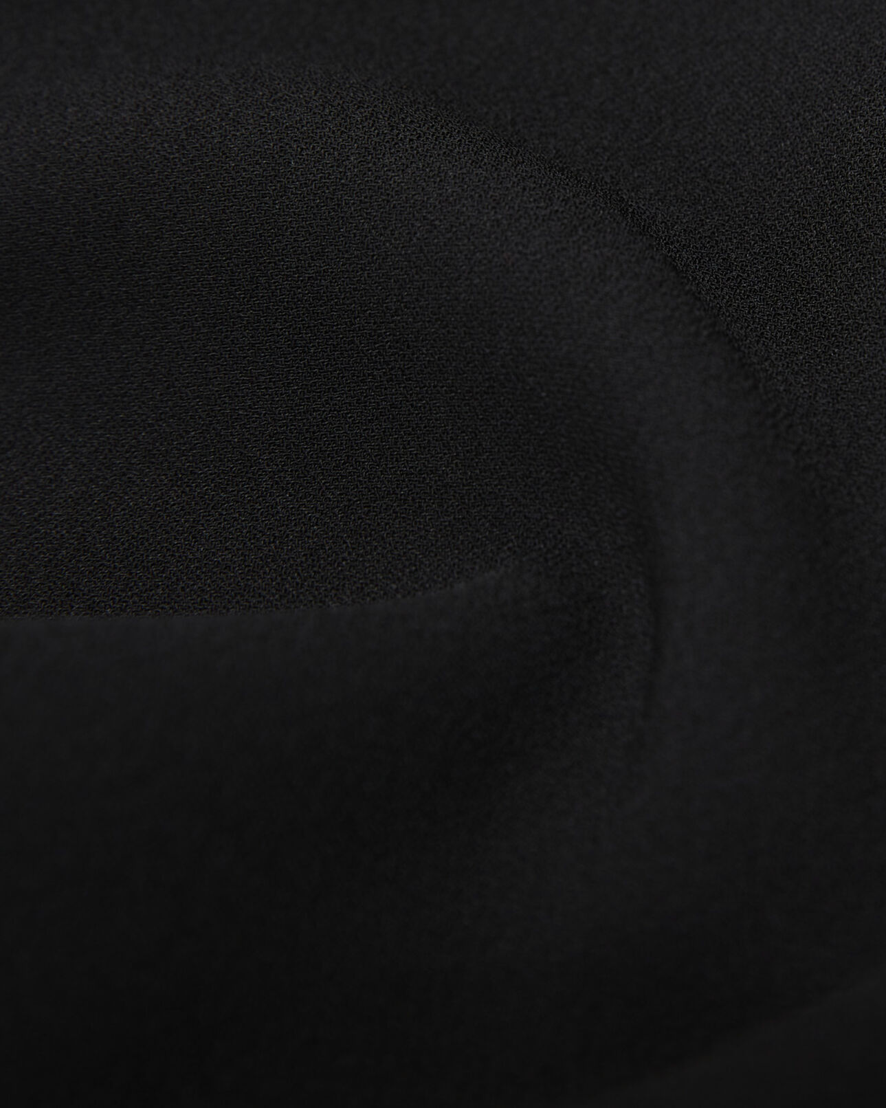 The Kooples WOMEN BLACK crepe fabric blouse