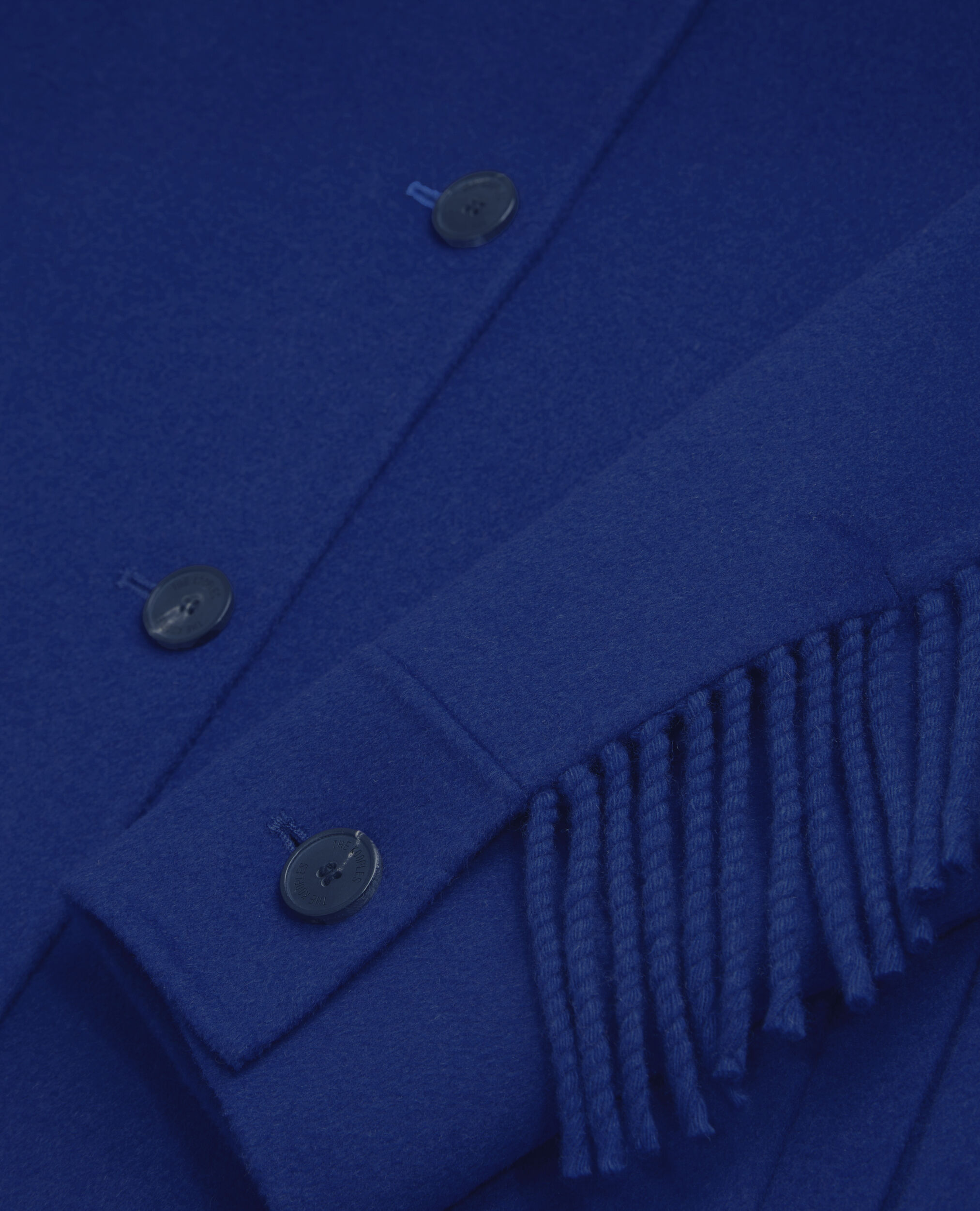 Blouson type surchemise bleu en laine mélangée, MEDIUM BLUE, hi-res image number null
