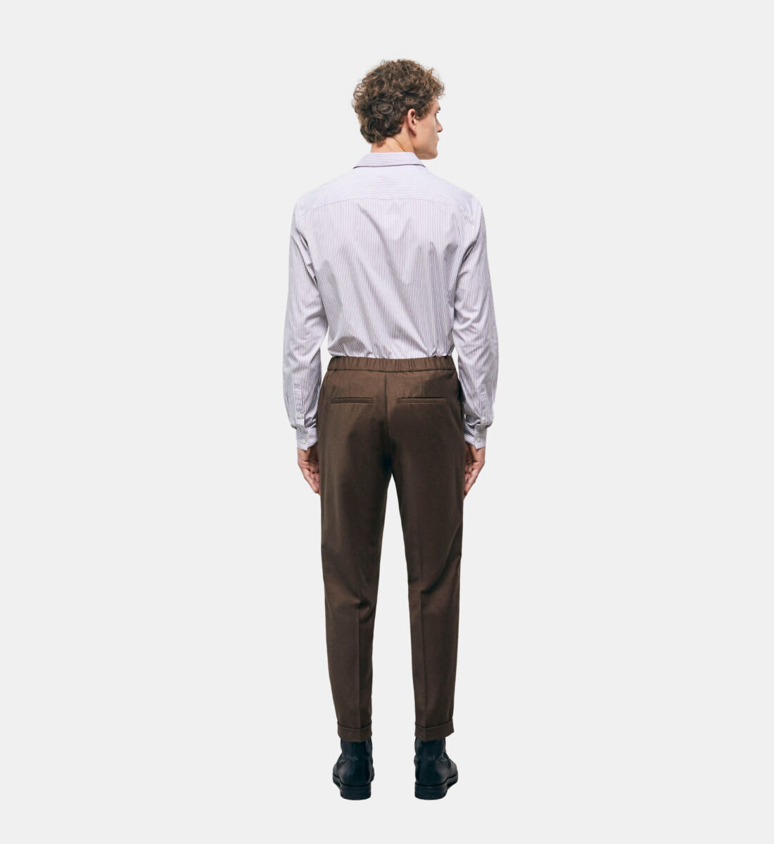 Brown wool pants