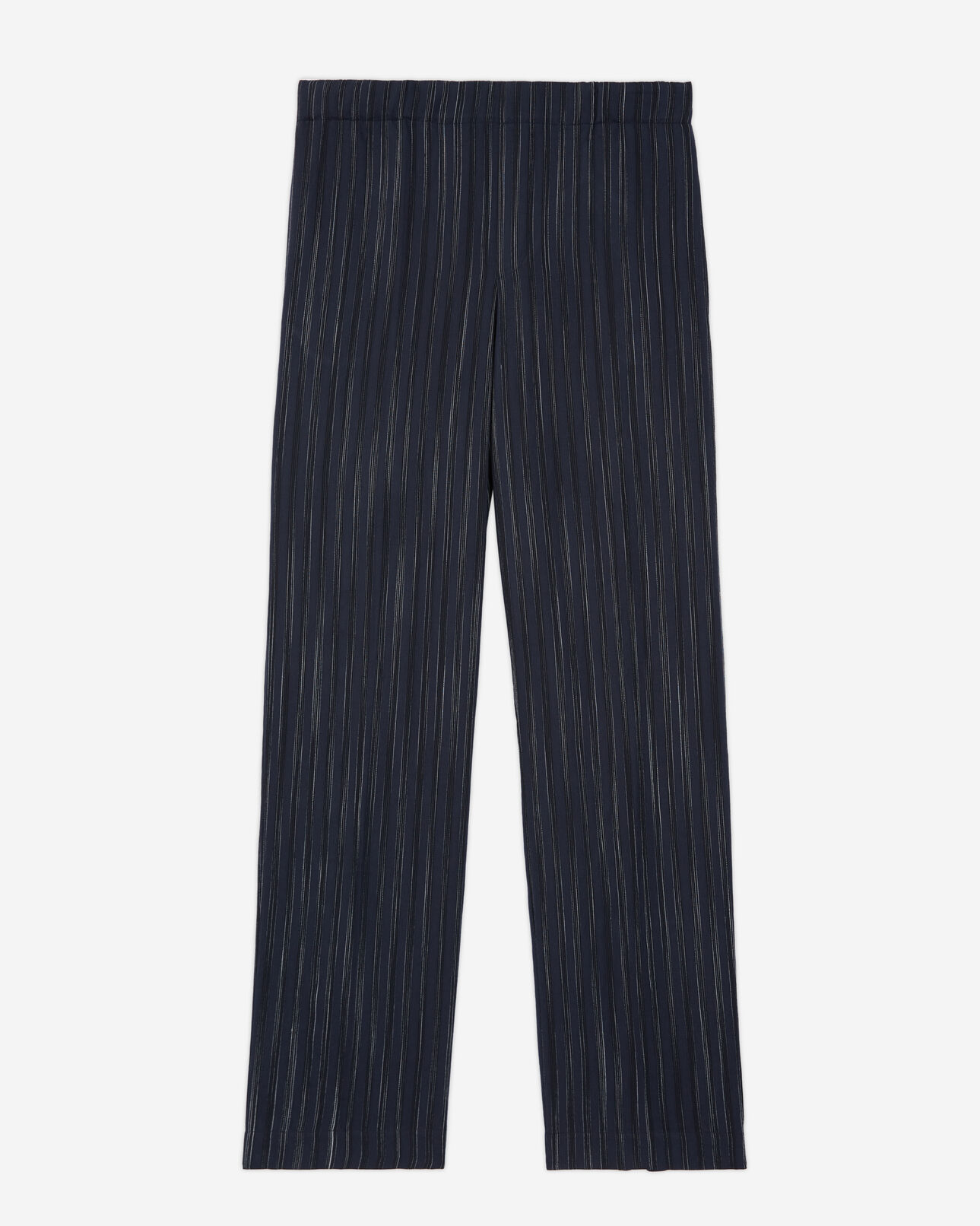The Kooples MEN DARK NAVY-ECRU navy blue striped pants