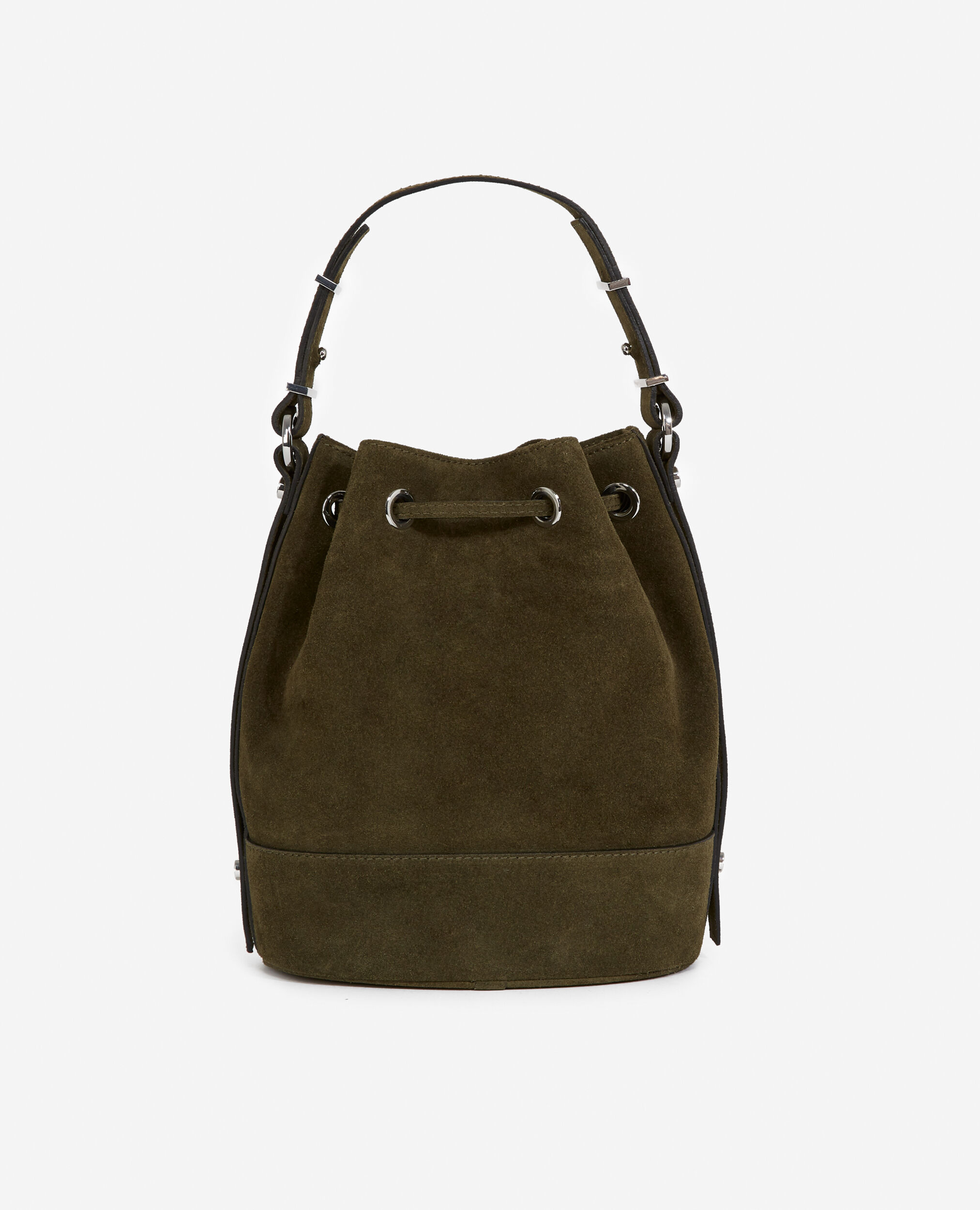 Tasche Medium Tina Wildleder khakifarben, DARK KAKI, hi-res image number null