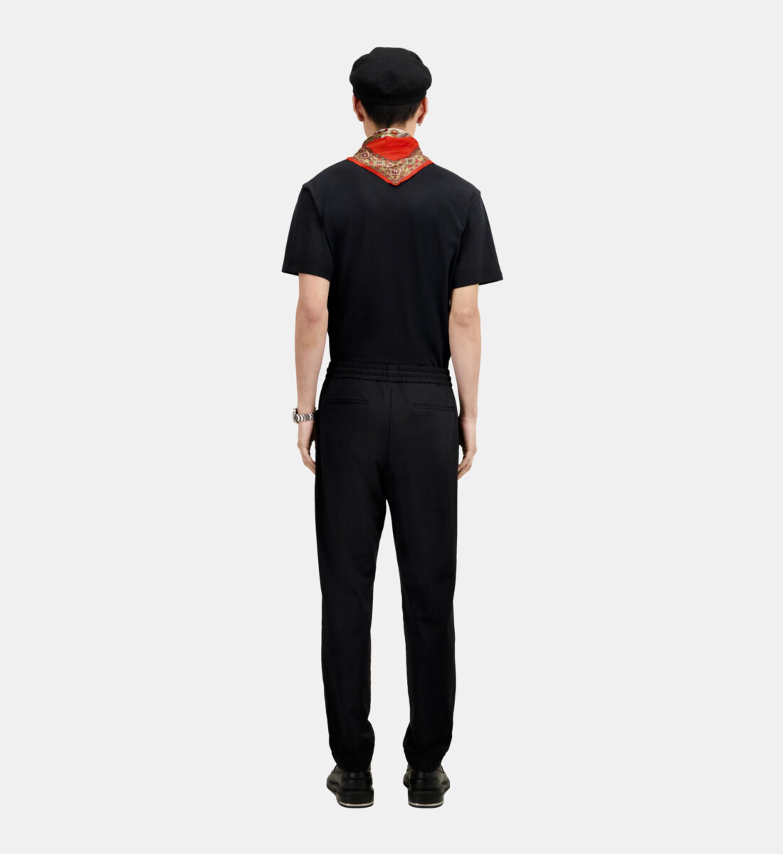 Black cheap flannel pants