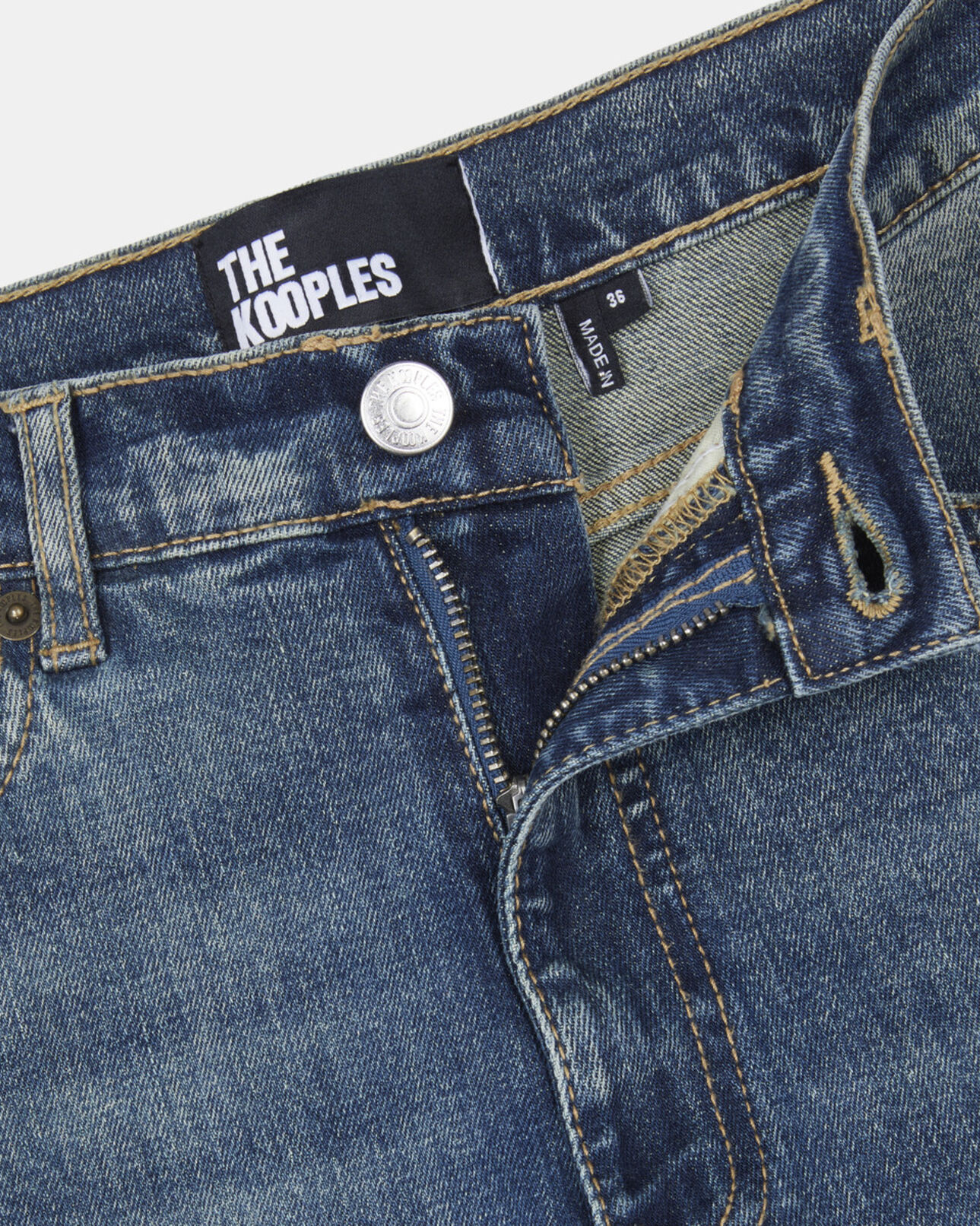 The Kooples WOMEN USED RAPIECE faded blue skinny jeans