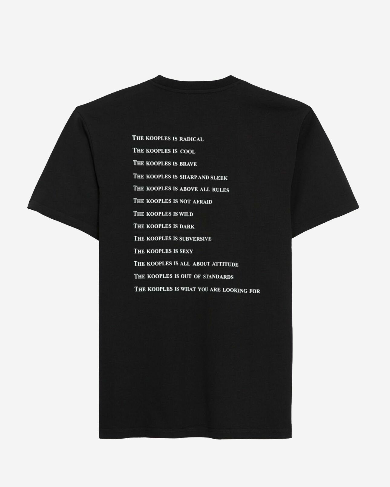 The Kooples MUJER BLACK camiseta what is negra