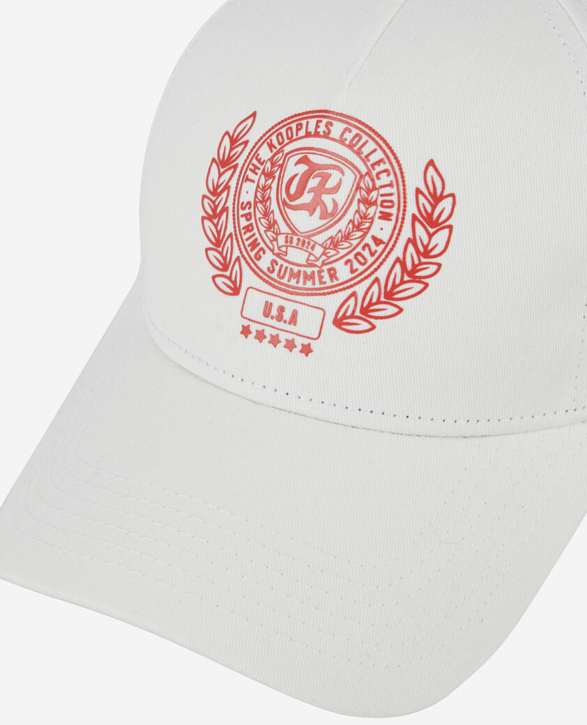 The Kooples MIXTE WHITE casquette blanche avec blason