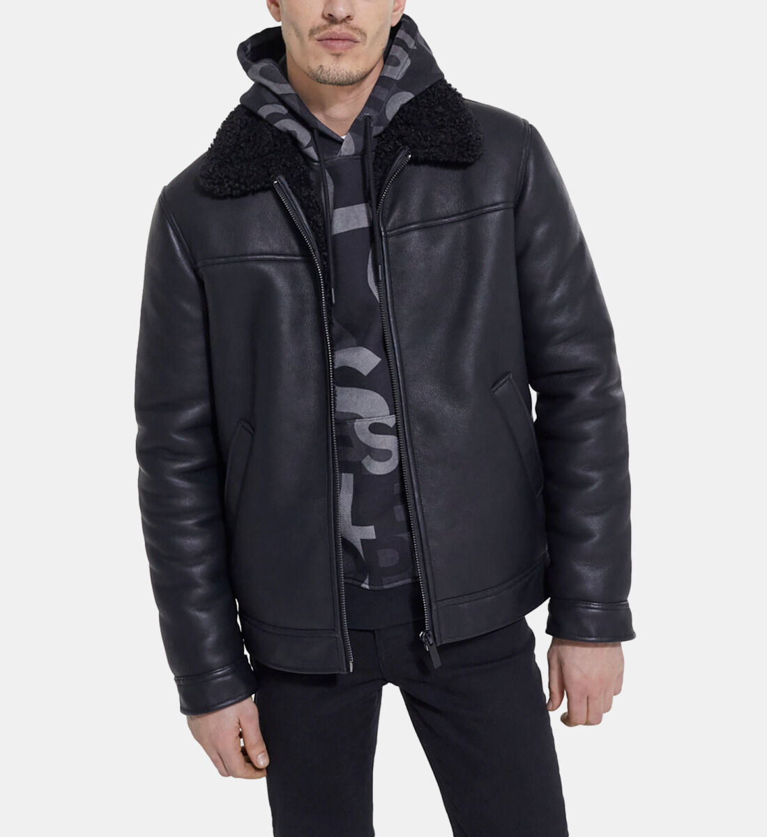 Kooples faux cheap fur jacket
