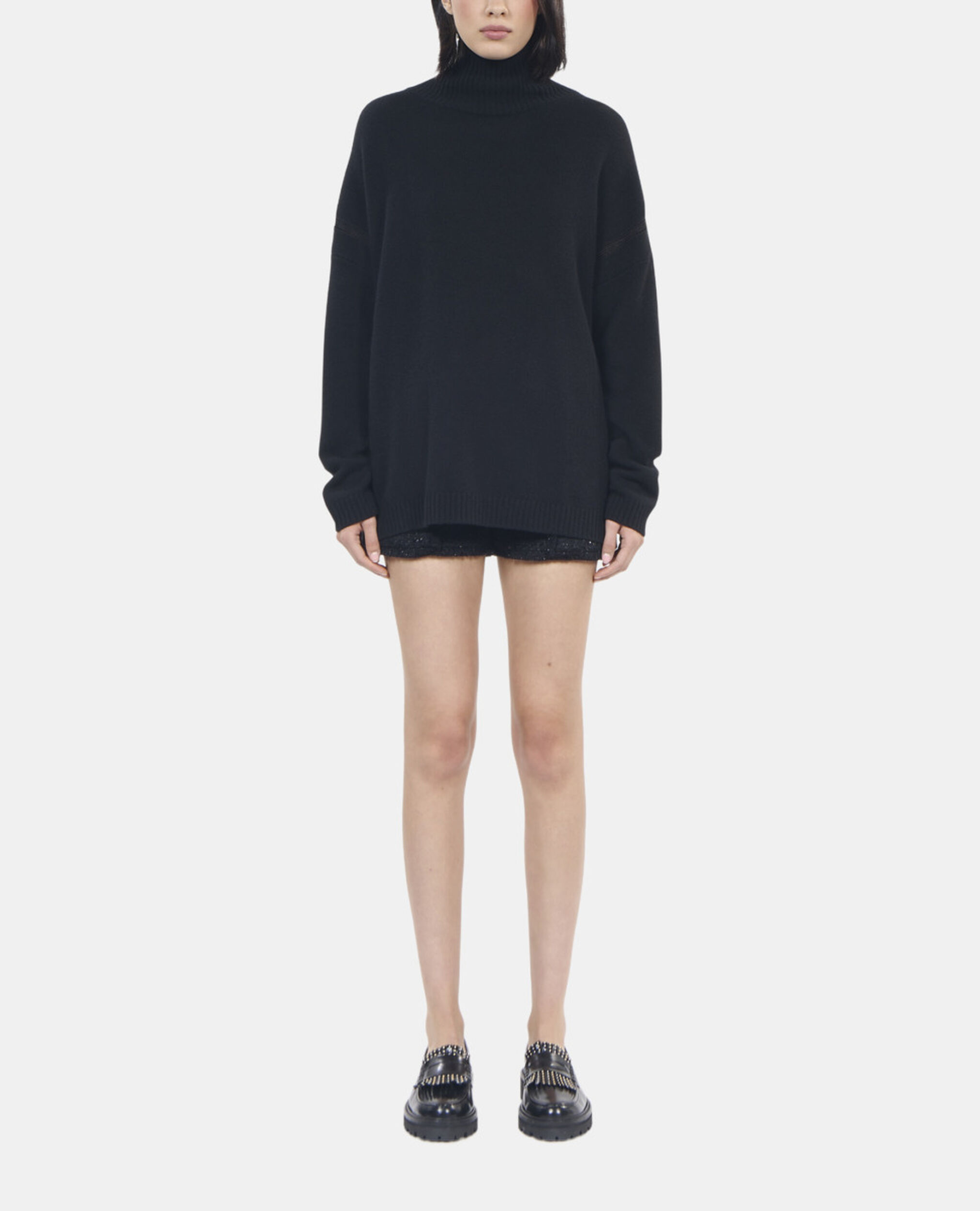 Pull en cachemire noir, BLACK, hi-res image number null