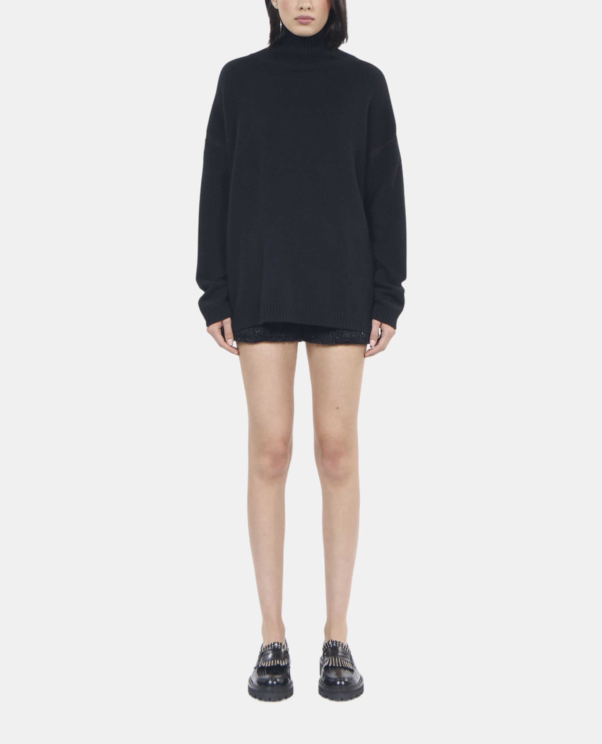 Pull en cachemire noir, BLACK, hi-res image number null