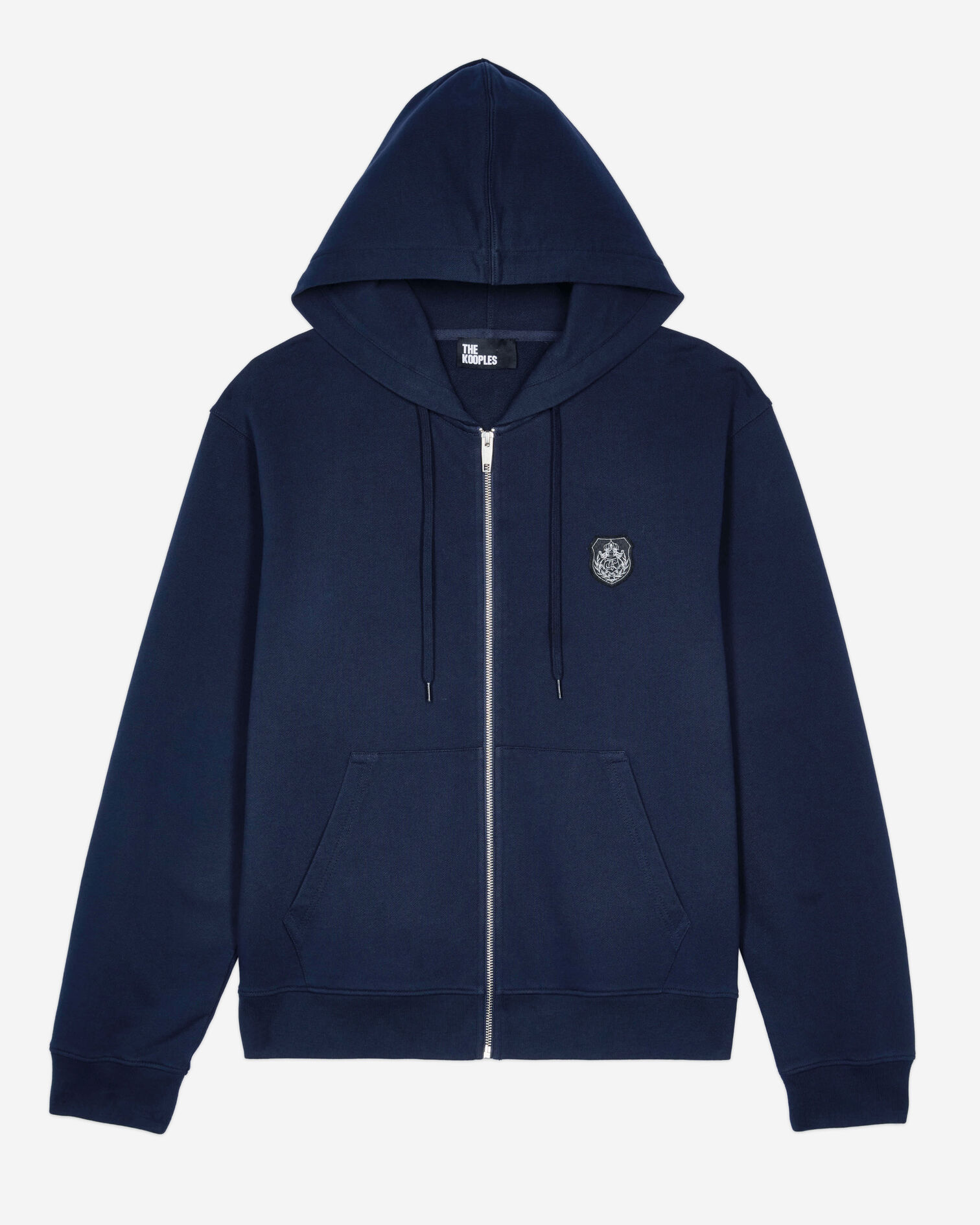 Blue Blazon hoodie, DARK BLUE, hi-res image number null