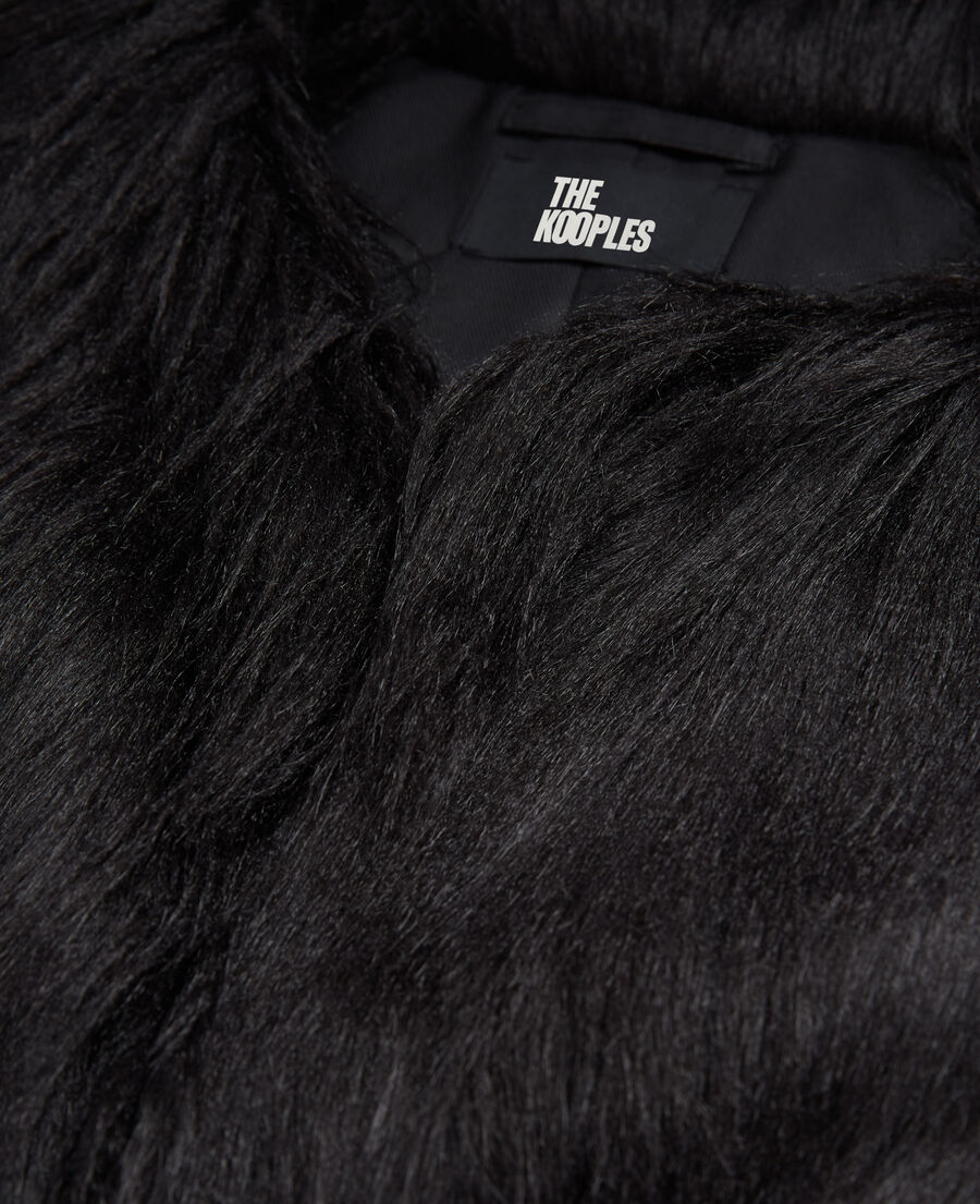 Black Faux Fur