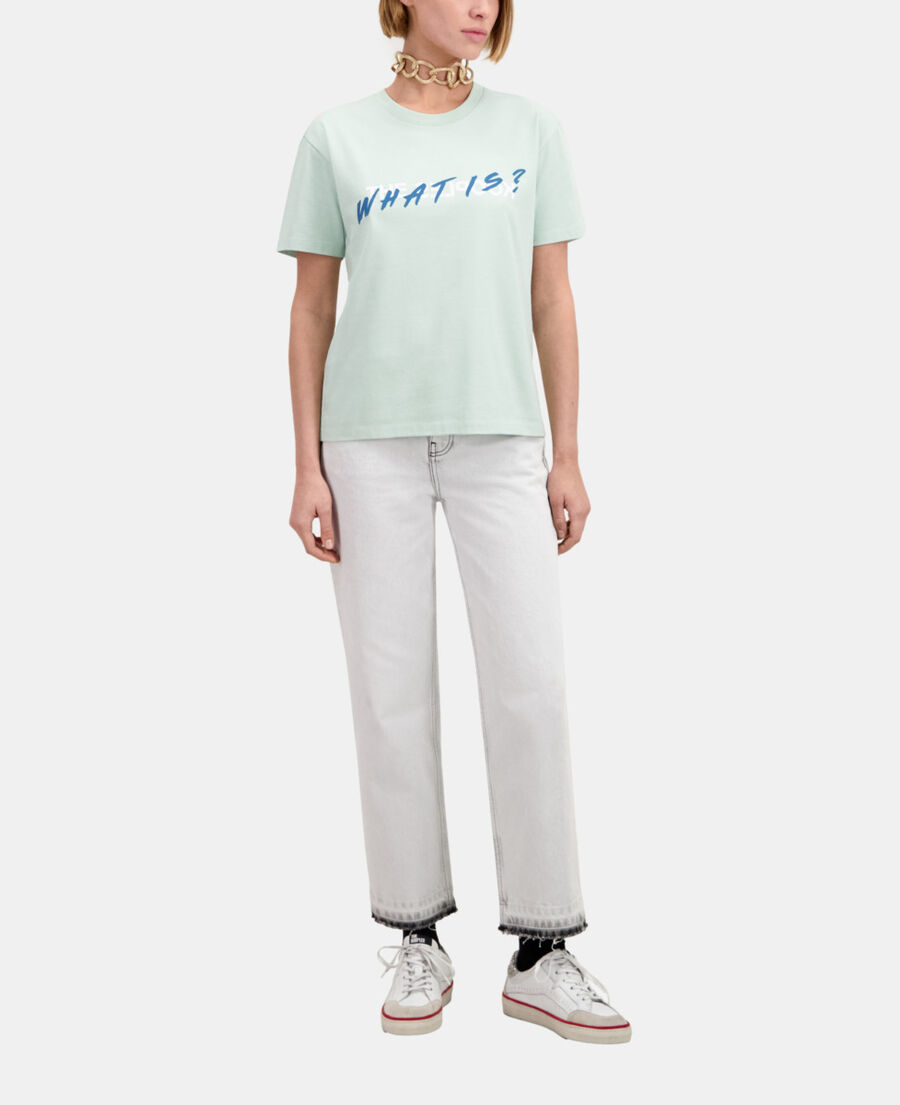 camiseta what is verde claro para mujer