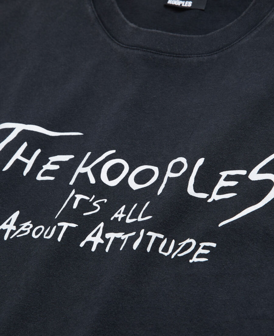the kooples black logo t-shirt