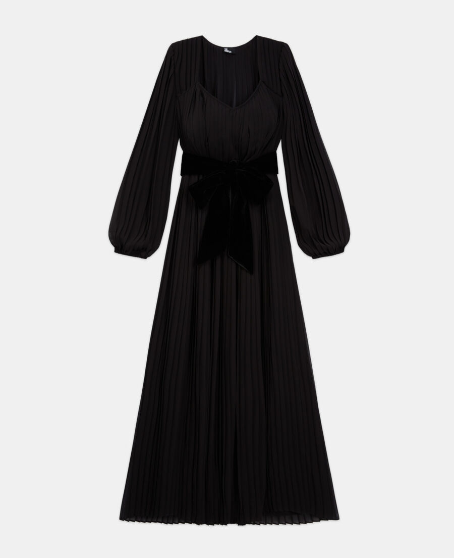 The Kooples WOMEN BLACK long black dress