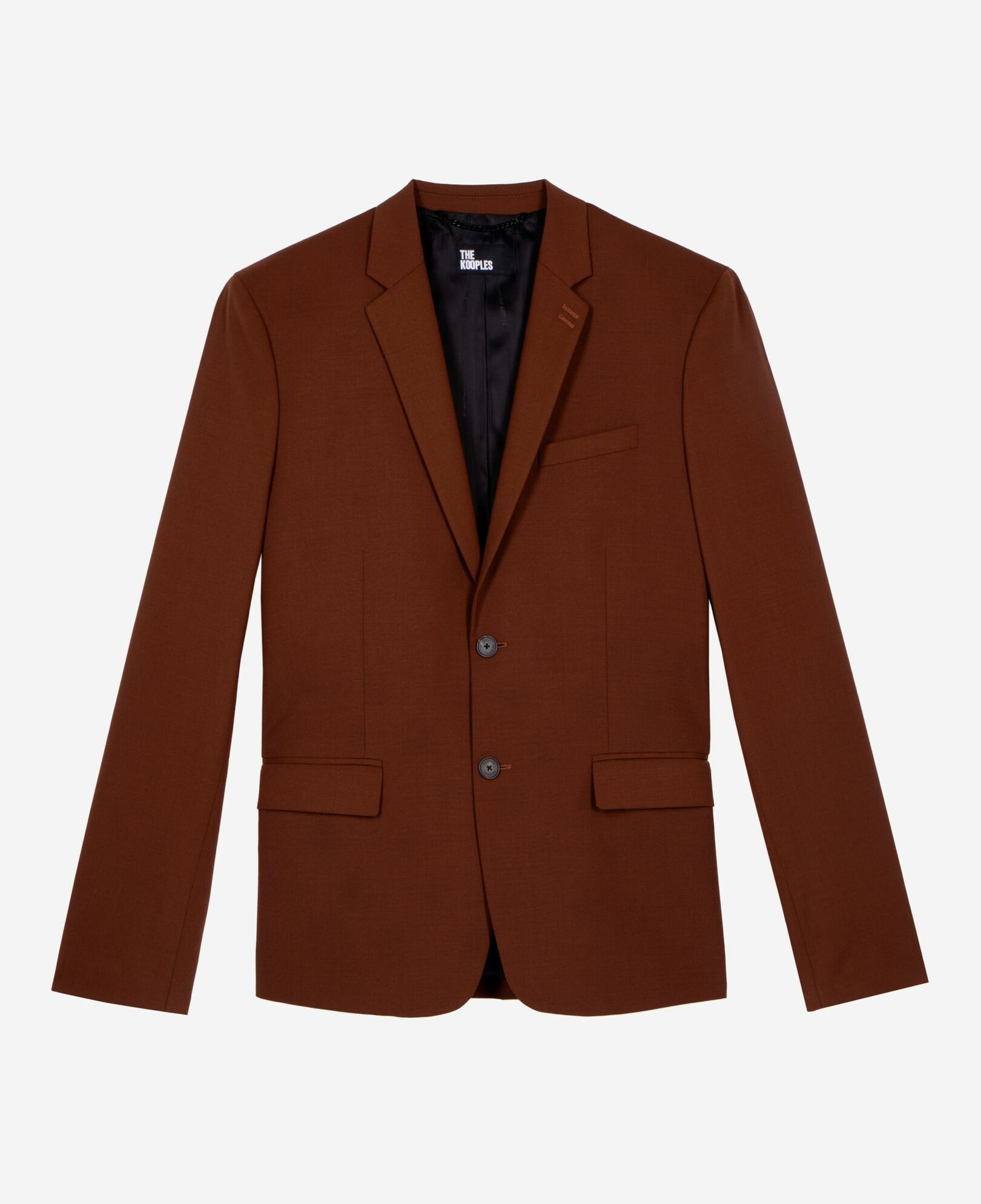 The Kooples MEN ROUILLE brown suit jacket