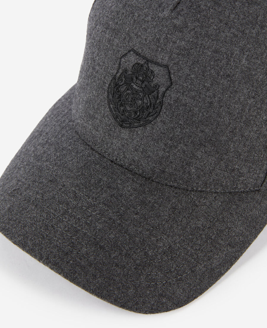 The Kooples F GREY grey flannel cap