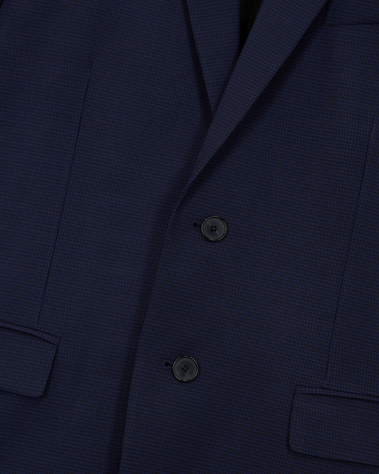 The Kooples HERREN BLACK / NAVY wollsakko mit hahnentritt-motiv