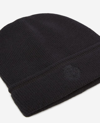 The Kooples MIXED BLACK black cashmere beanie