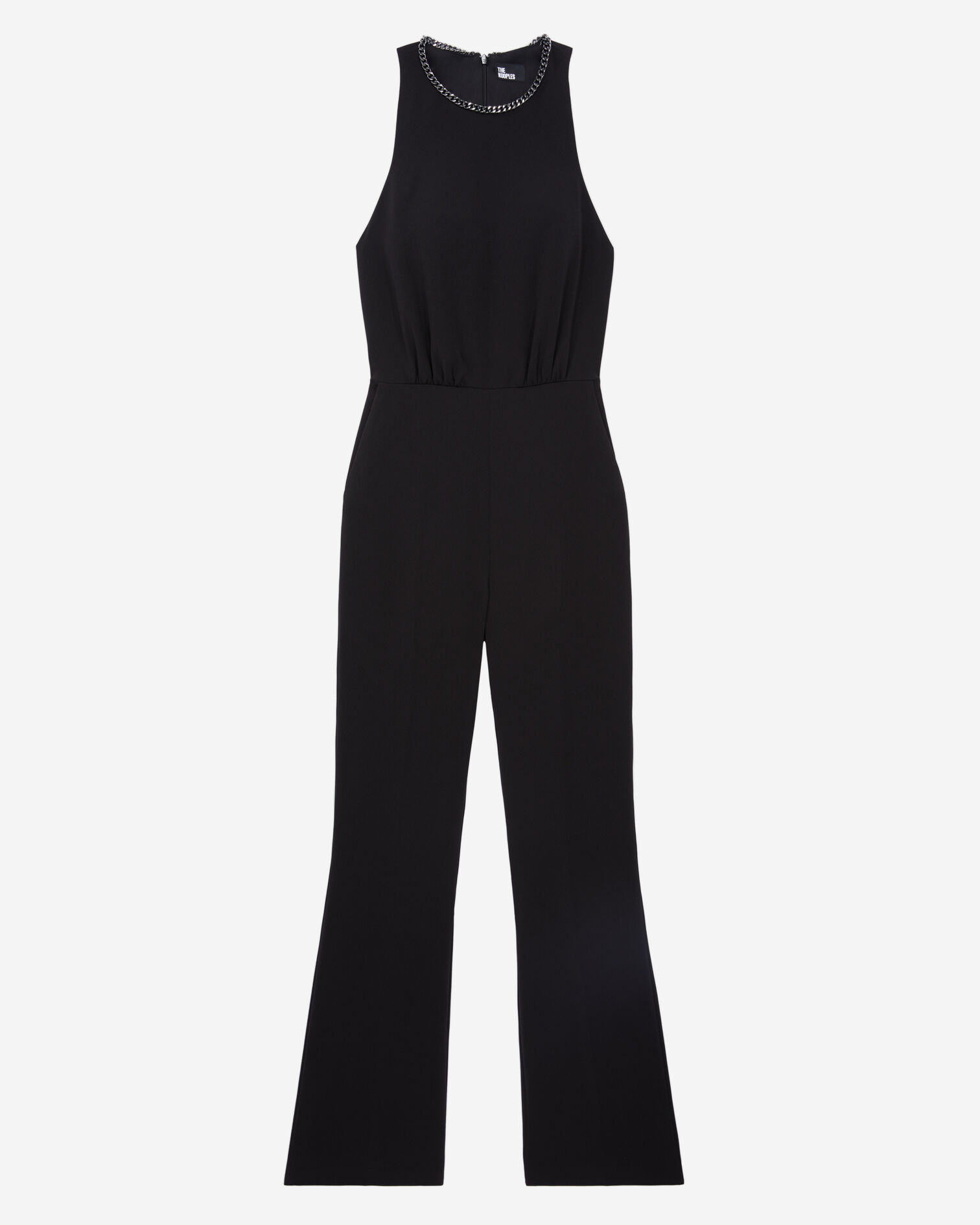 Schwarzer Overall aus Krepp, BLACK, hi-res image number null