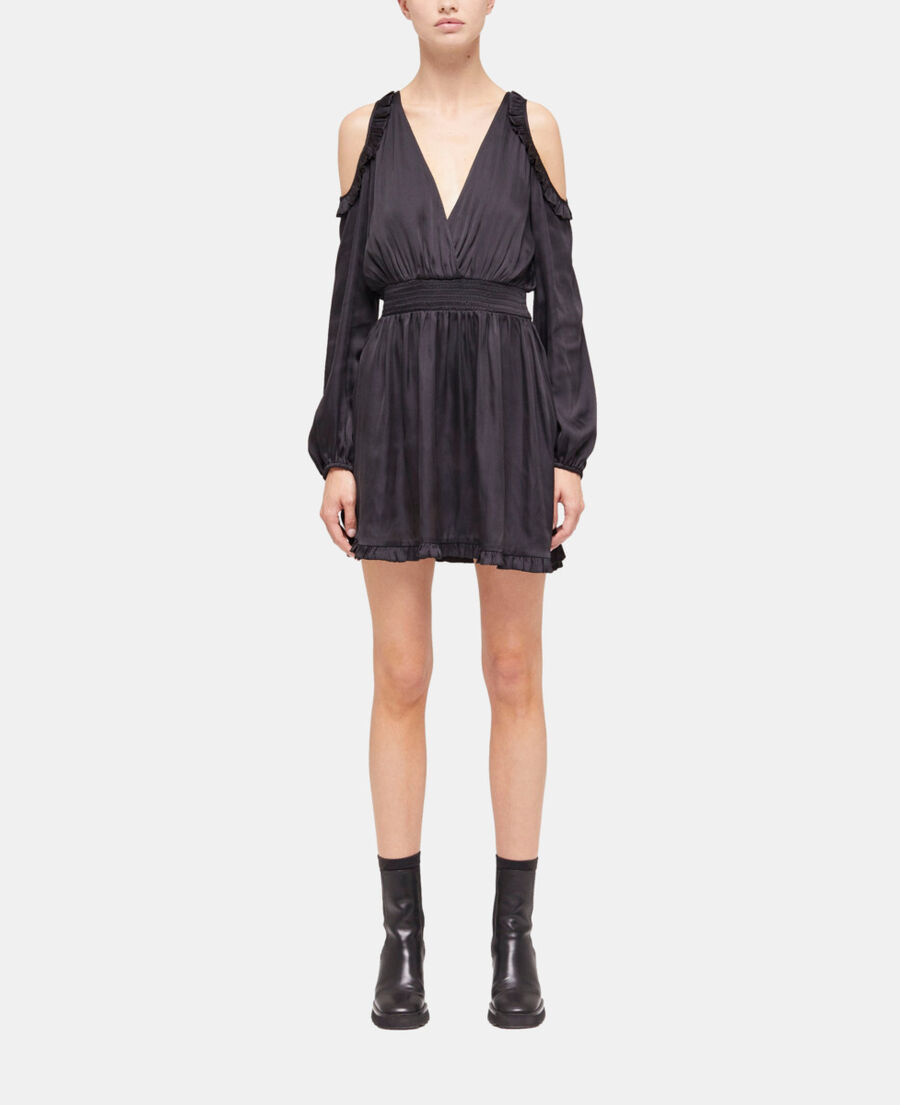 short black frilly dress