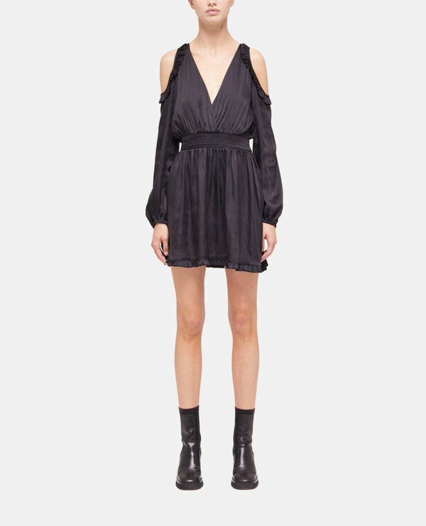 short black frilly dress
