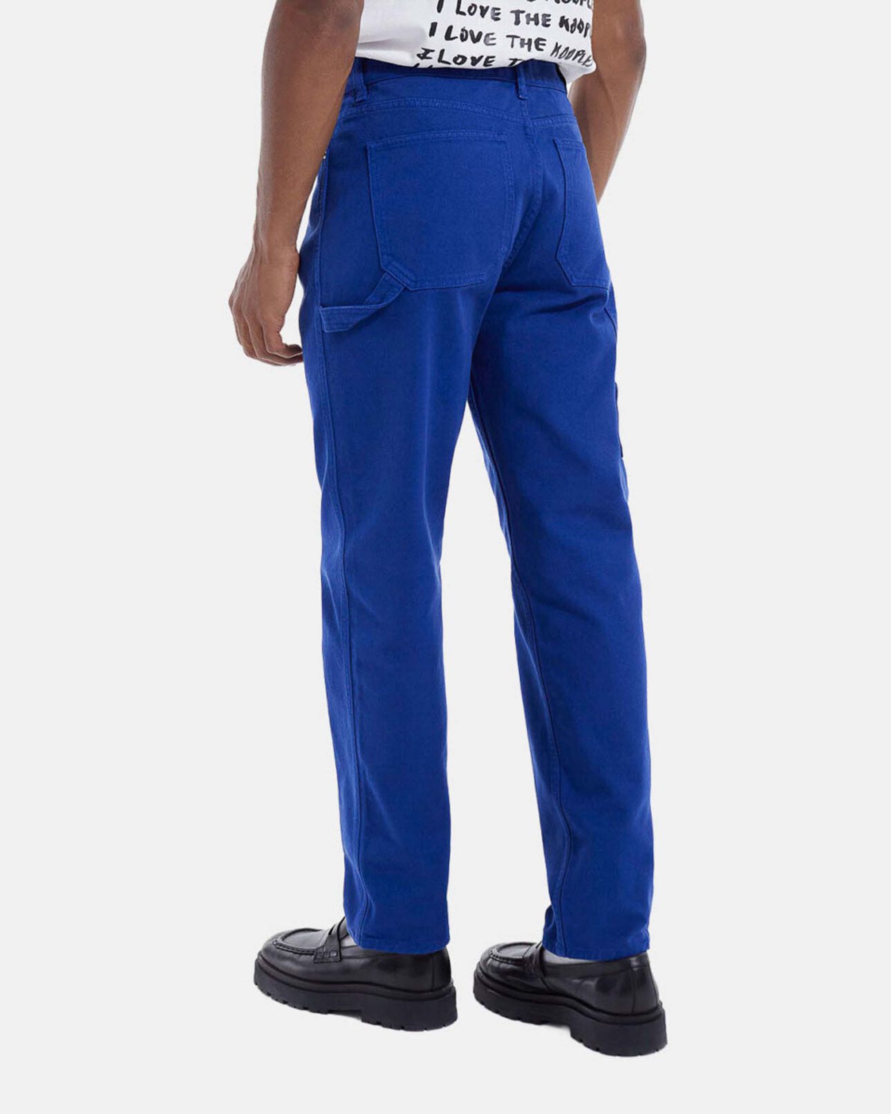 The Kooples HERREN BLUE königsblaue jeans mit geradem schnitt