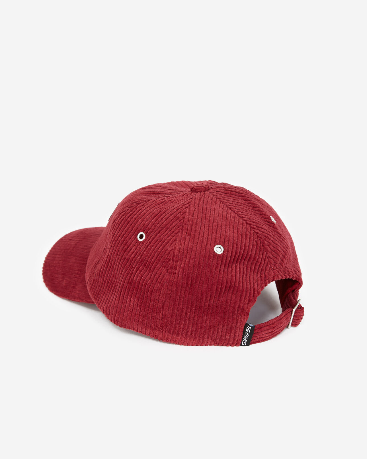 The Kooples UNISEX BURGUNDY samtkappe bordeauxfarben gesticktes k-logo