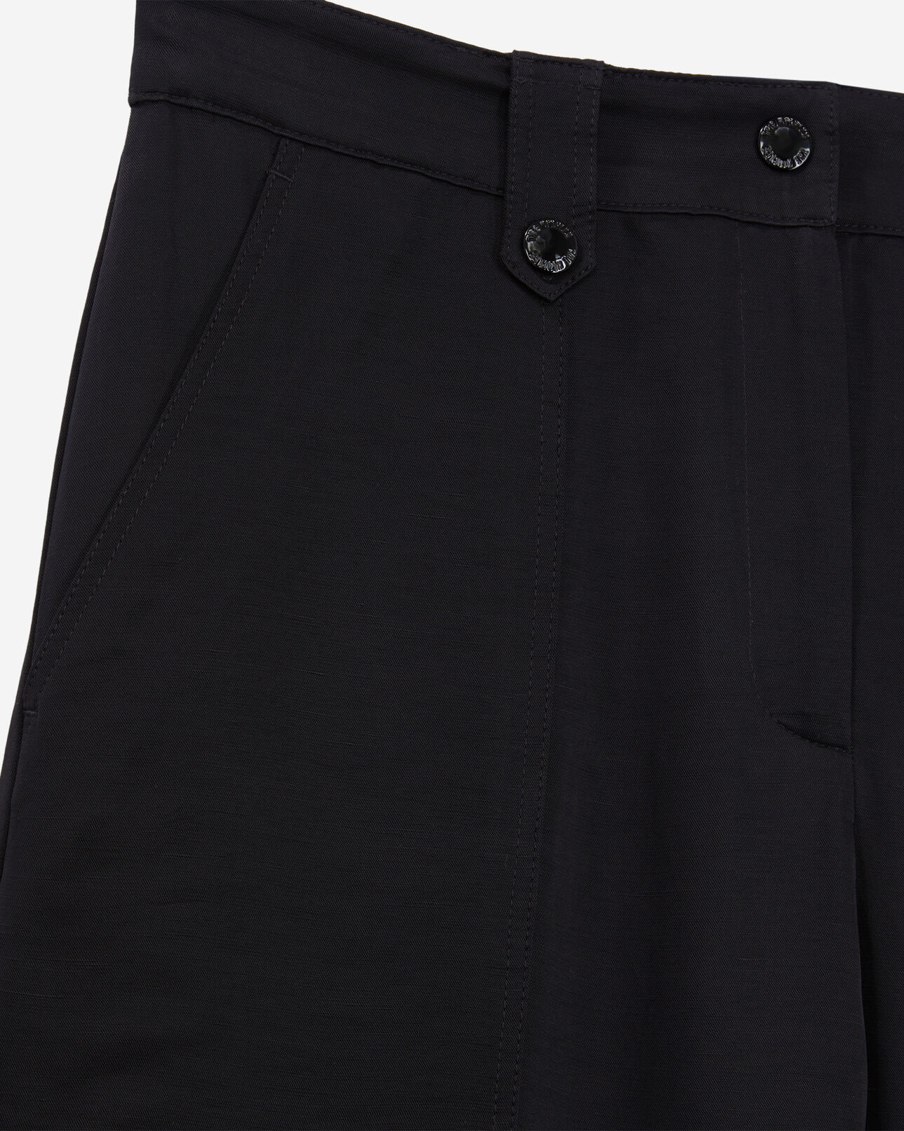 The Kooples WOMEN BLACK black cargo pants