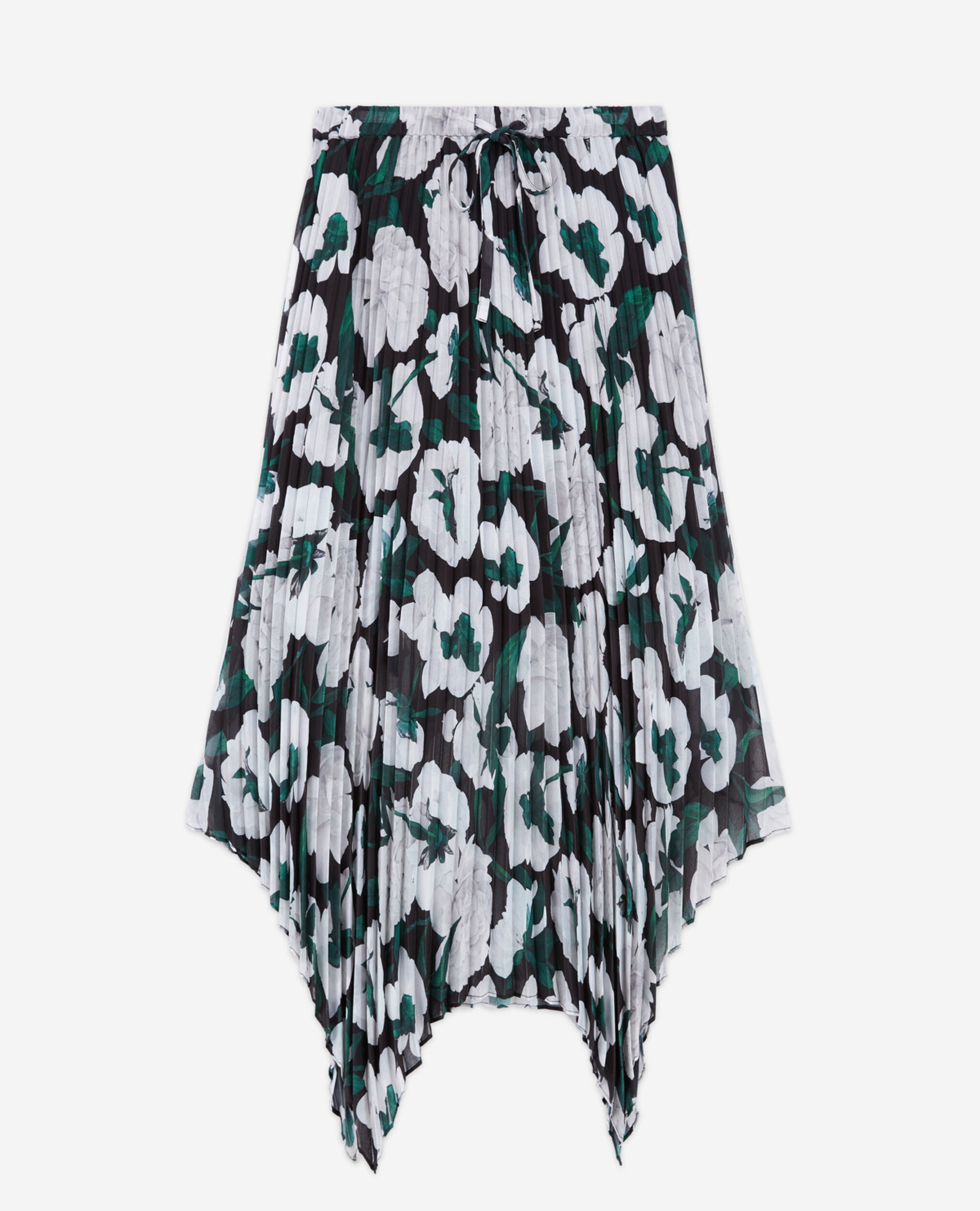 Long printed skirt, ECRU, hi-res image number null