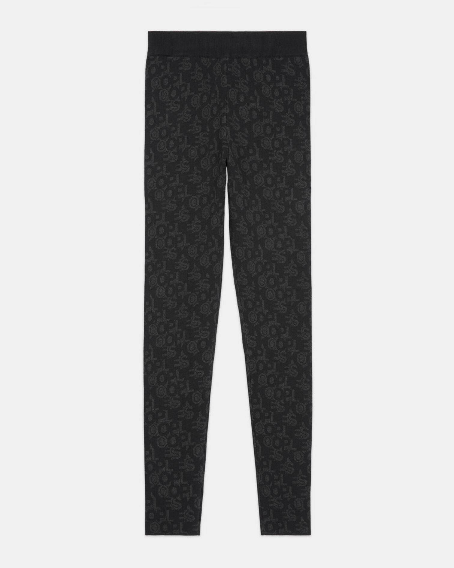 Legging logo The Kooples noir, BLACK DARK GREY, hi-res image number null