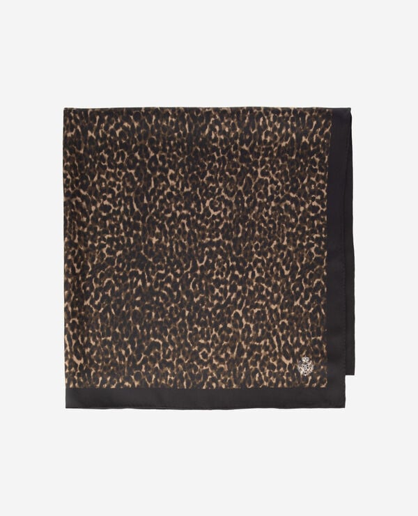 Echarpe Leopard Echarpe The Kooples Femme Foulard Imprimé Léopard