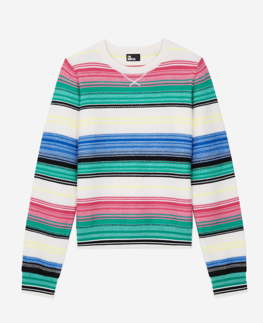 wool printed sweater
