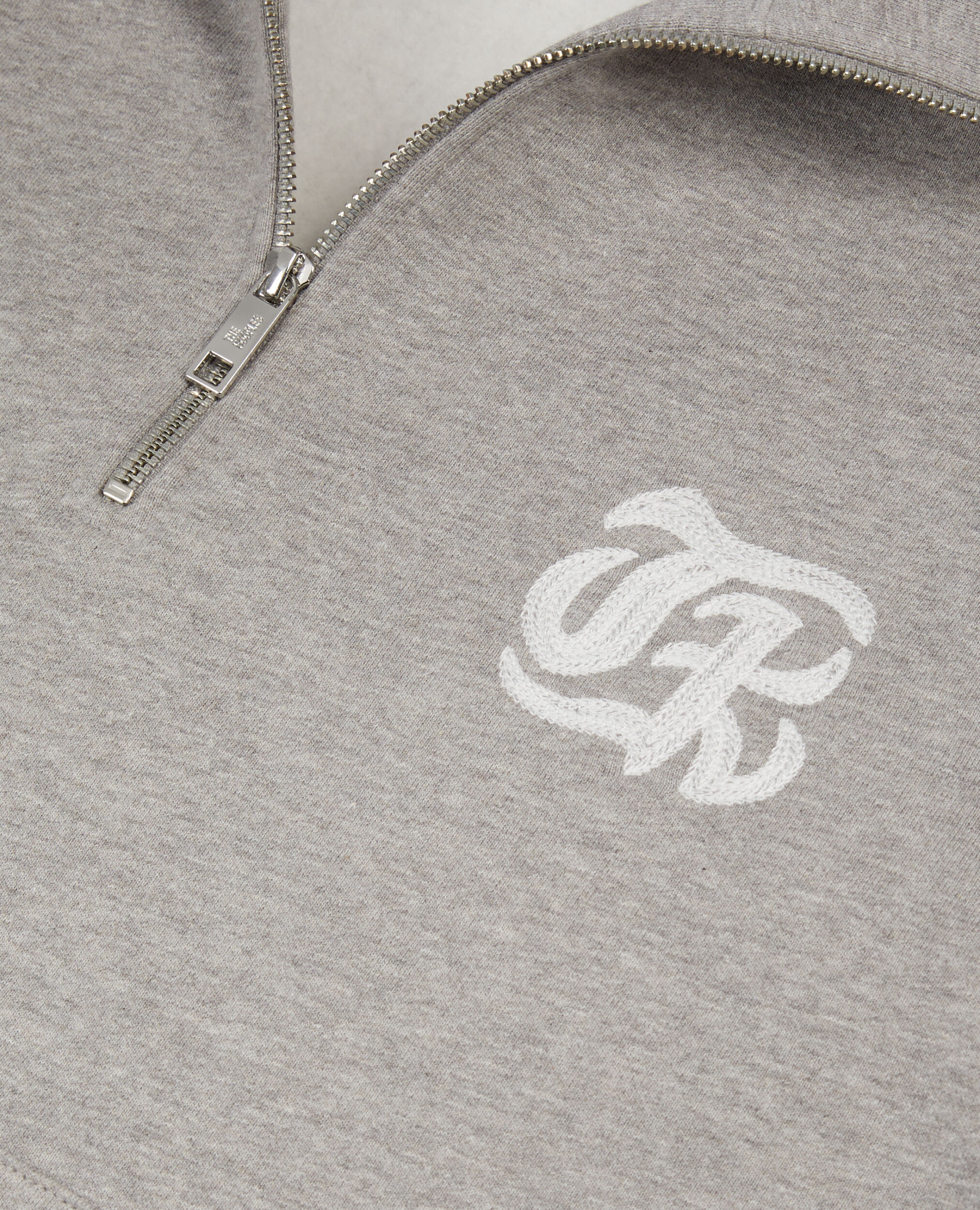 Grey sweatshirt with Blazon serigraphy, ARDOISE, hi-res image number null