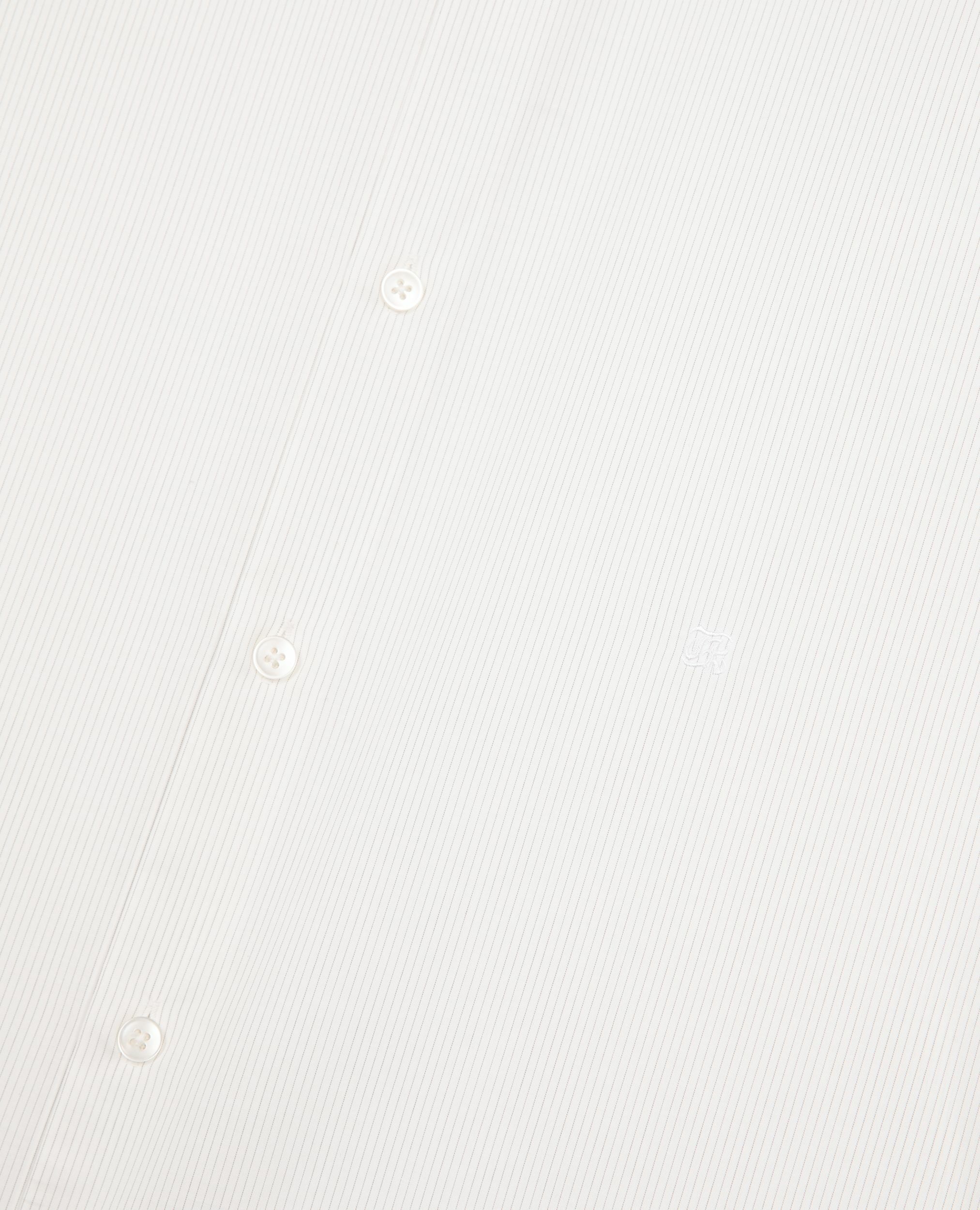 Chemise formelle col officier blanche, WHITE / BLACK, hi-res image number null