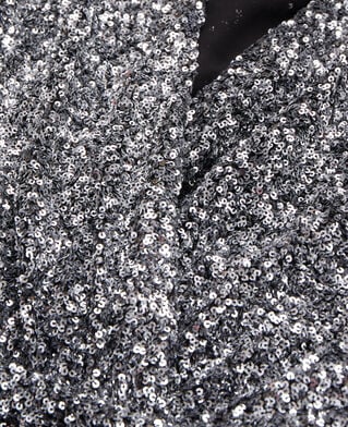 The Kooples WOMEN SILVER short silver sequin dress