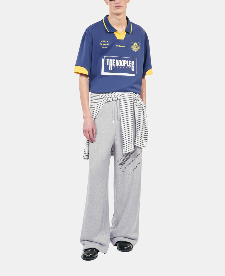 The Kooples H BLUE BRUT tk team blue polo t-shirt