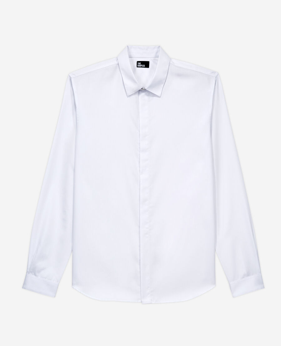 The Kooples HERREN WHITE elegantes, weißes hemd