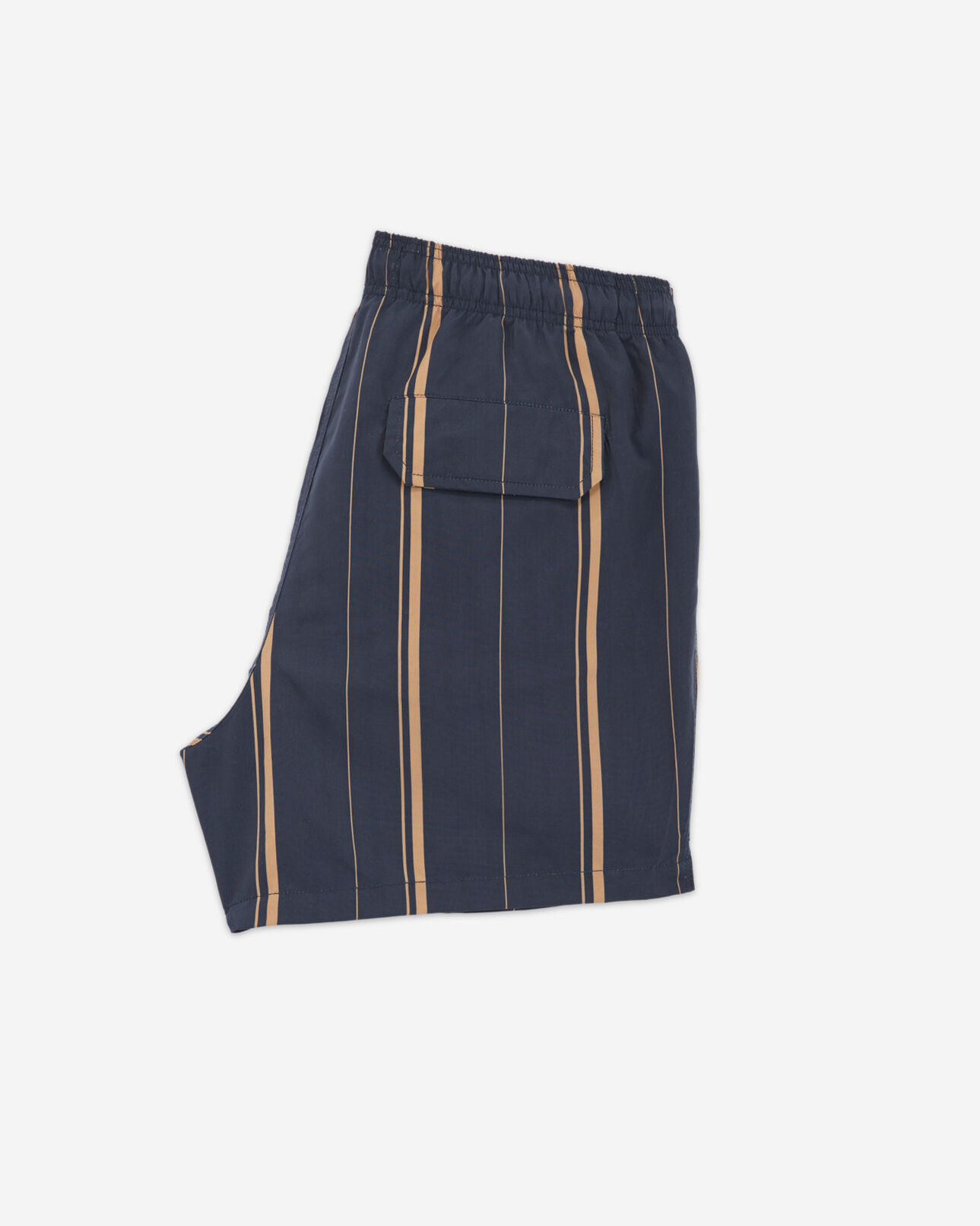 The Kooples MEN NAVY navy blue swim shorts with contrasting logo