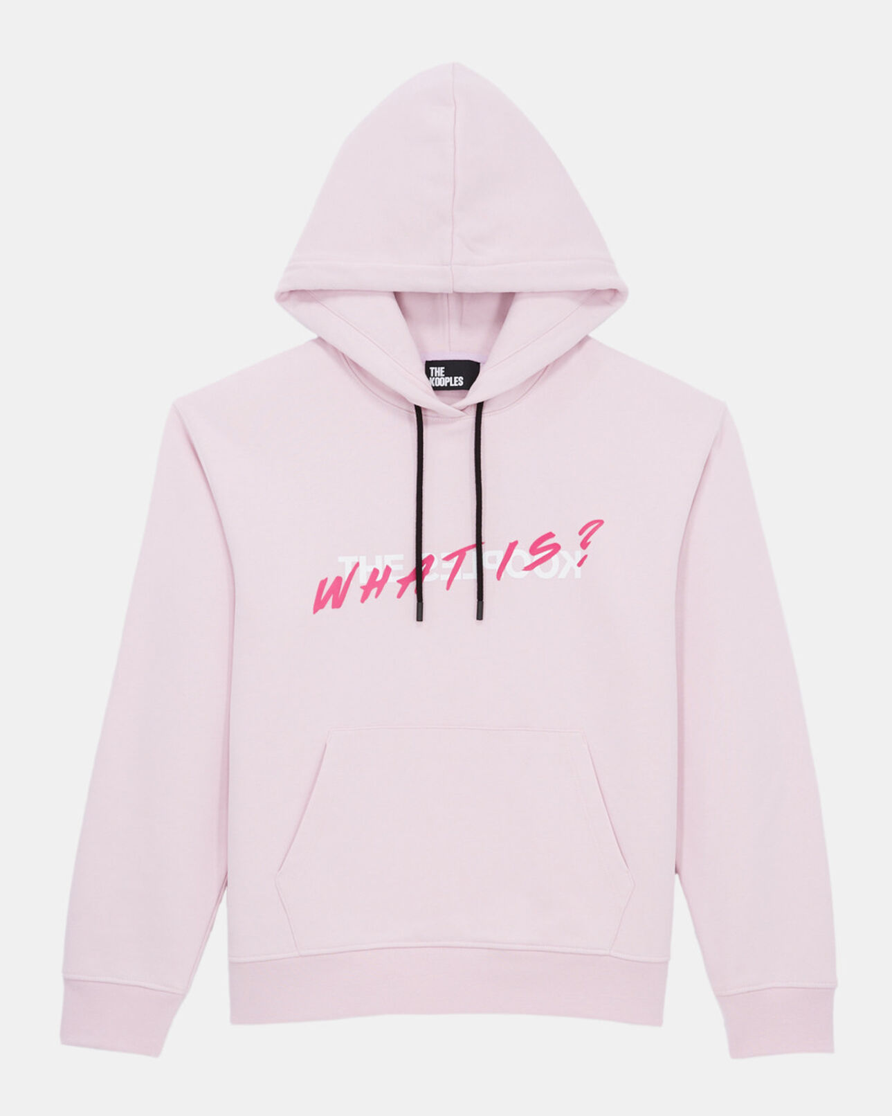 The Kooples FEMME PALE PINK sweatshirt à capuche what is rose