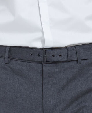 The Kooples HOMBRE DARK GREY pantal&oacute;n de traje ajustado gris de lana