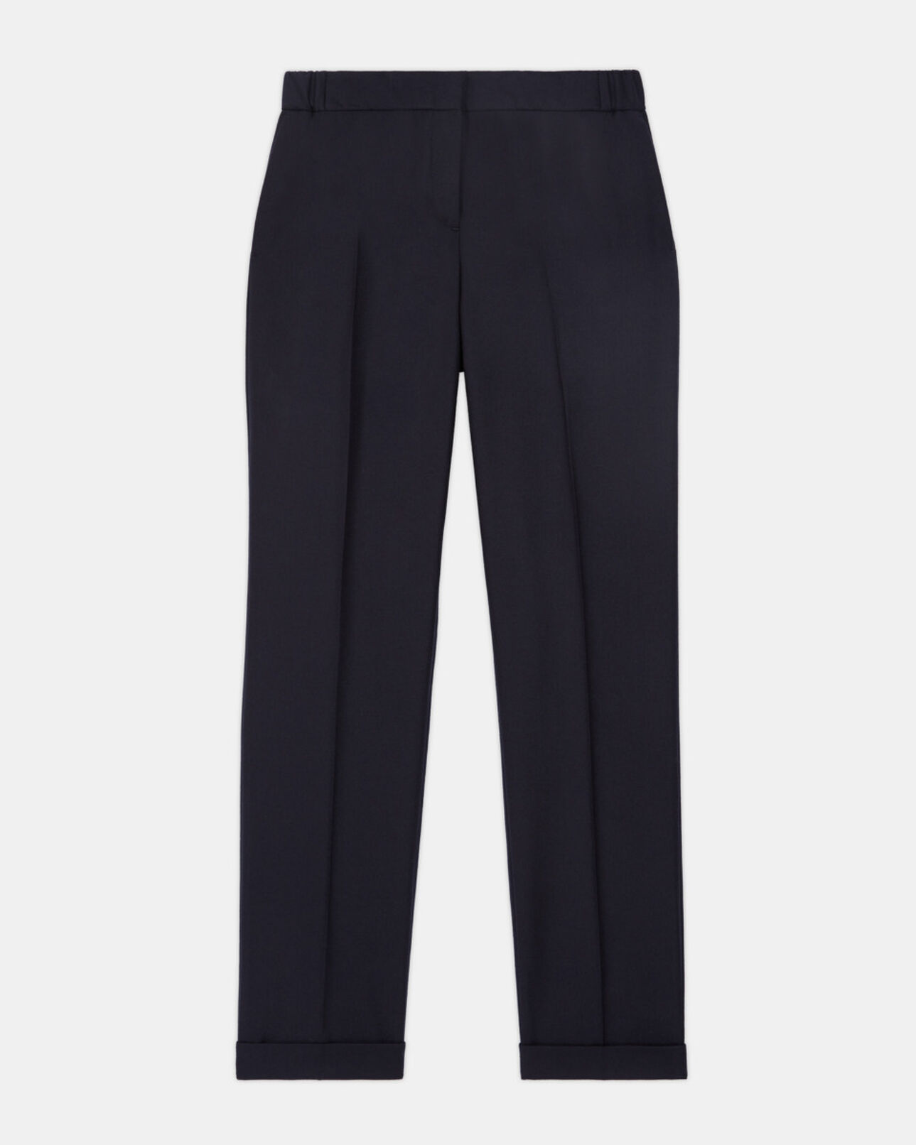 The Kooples DAMEN NAVY blaue anzughose aus wolle