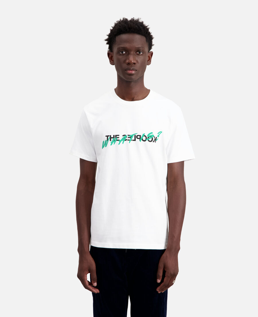 men's white what is t-shirt