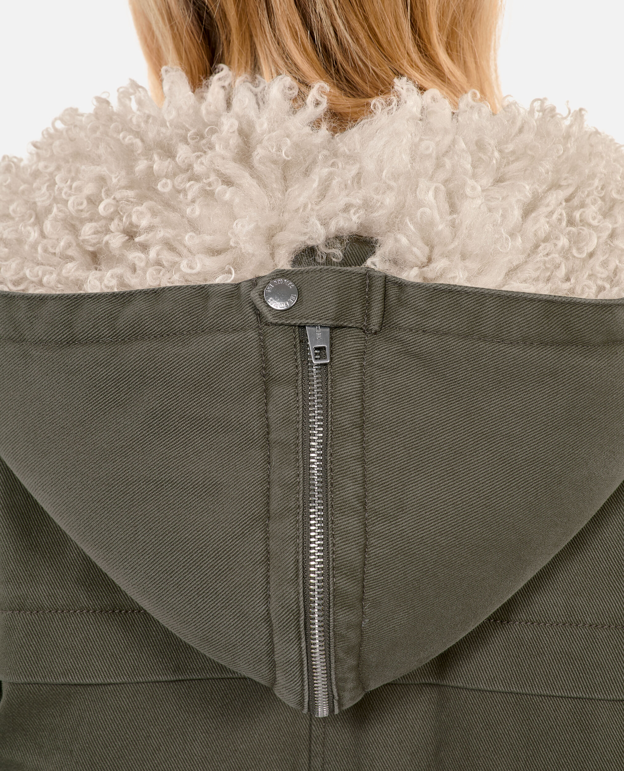 Khaki hooded parka, OLIVE NIGHT, hi-res image number null